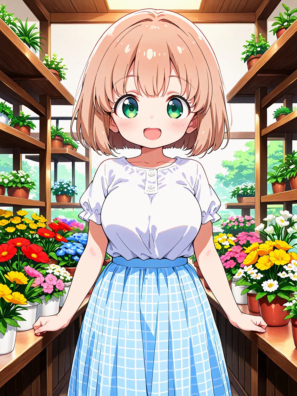フラワーショップに来ました