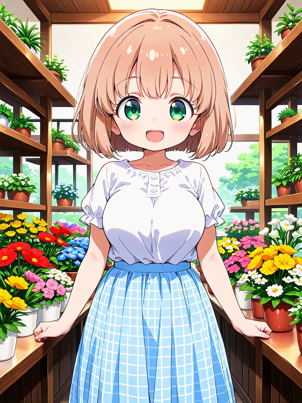 フラワーショップに来ました