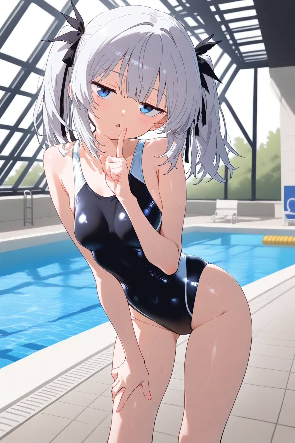 これが例のプールってやつですかー