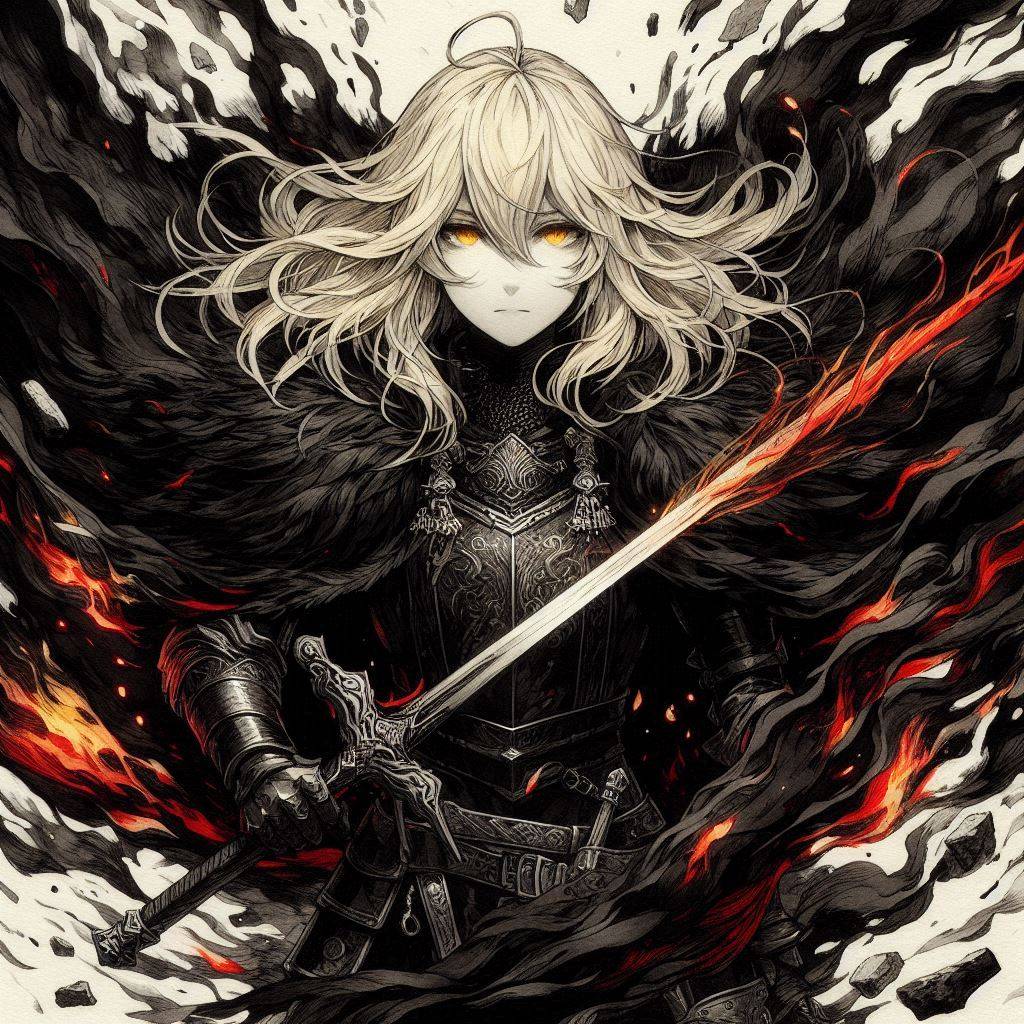 ブロンドの女騎士さん1014