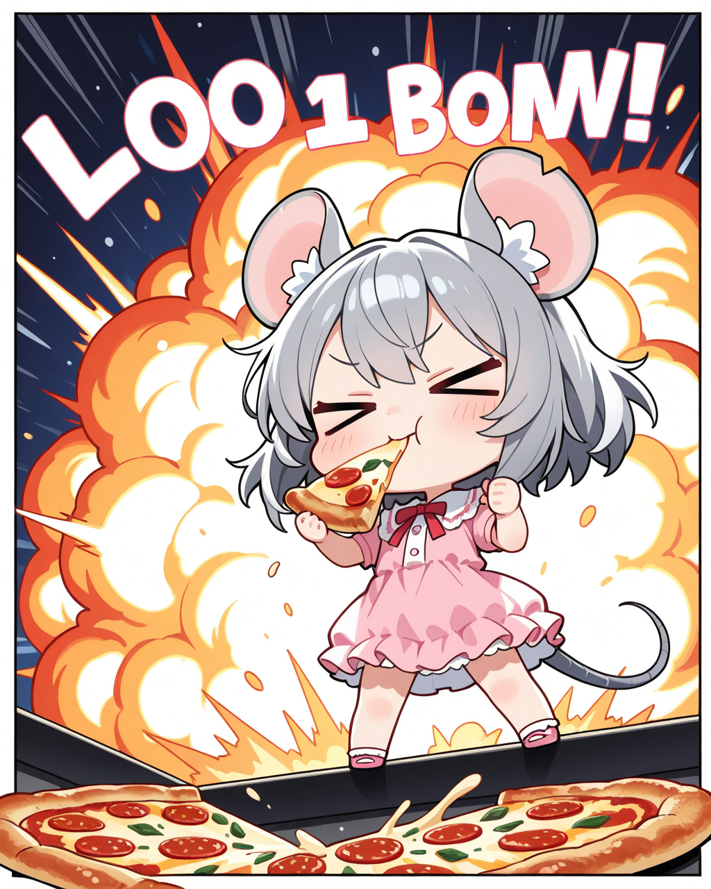 ねずみさんだっておピッツァしたい！！