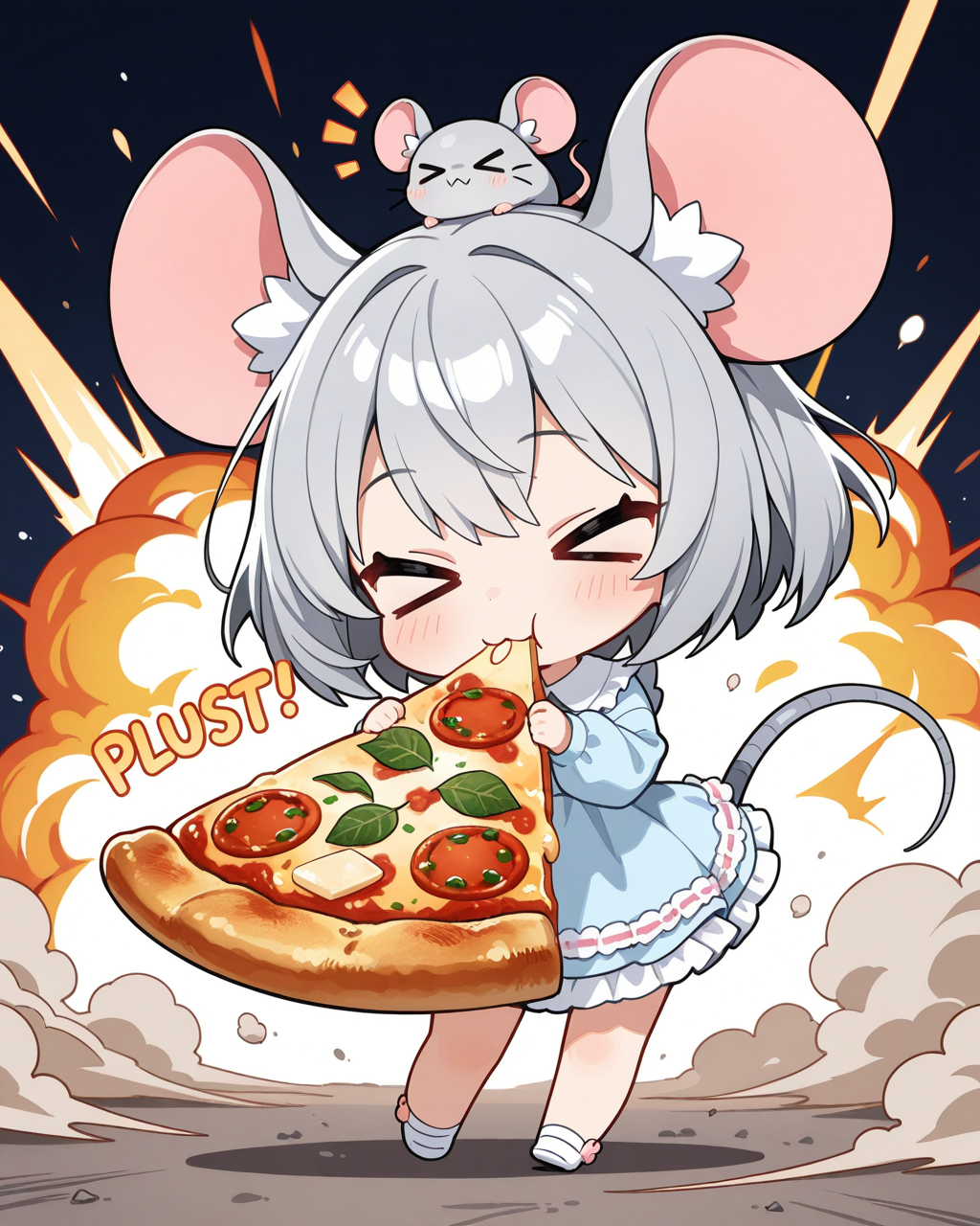 ねずみさんだっておピッツァしたい！！