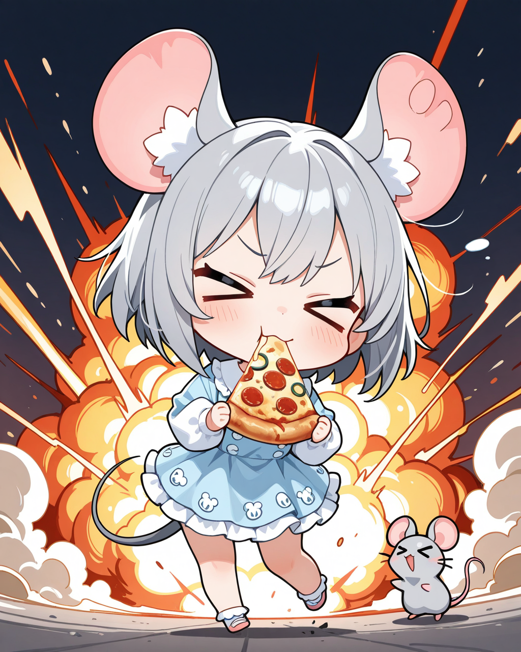 ねずみさんだっておピッツァしたい！！