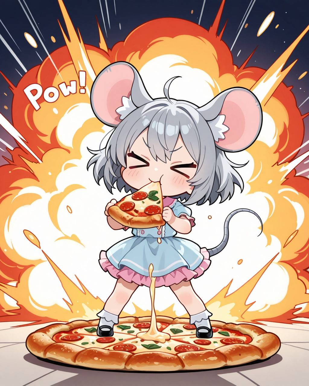 ねずみさんだっておピッツァしたい！！