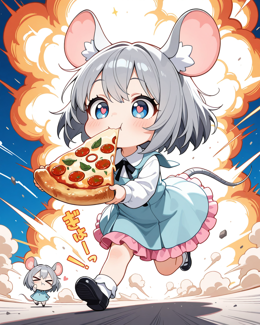 ねずみさんだっておピッツァしたい！！