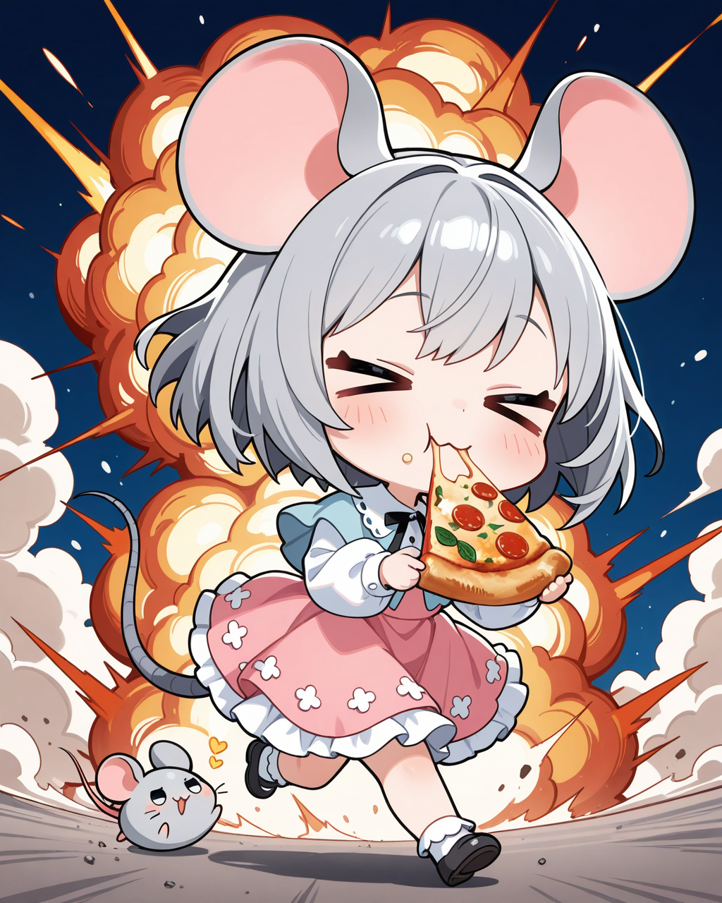 ねずみさんだっておピッツァしたい！！