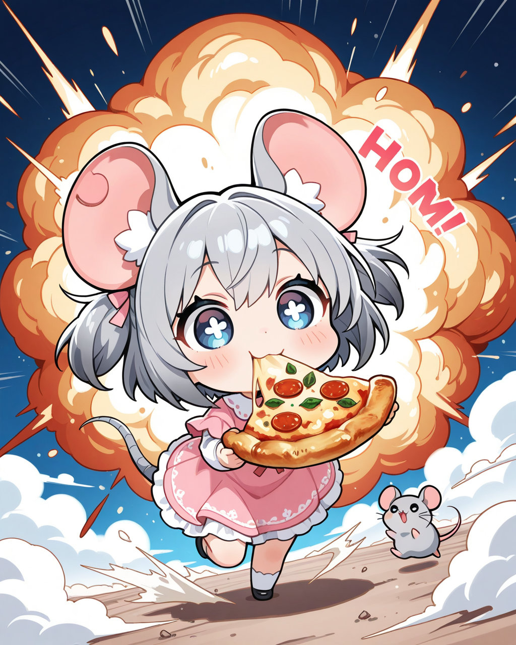 ねずみさんだっておピッツァしたい！！
