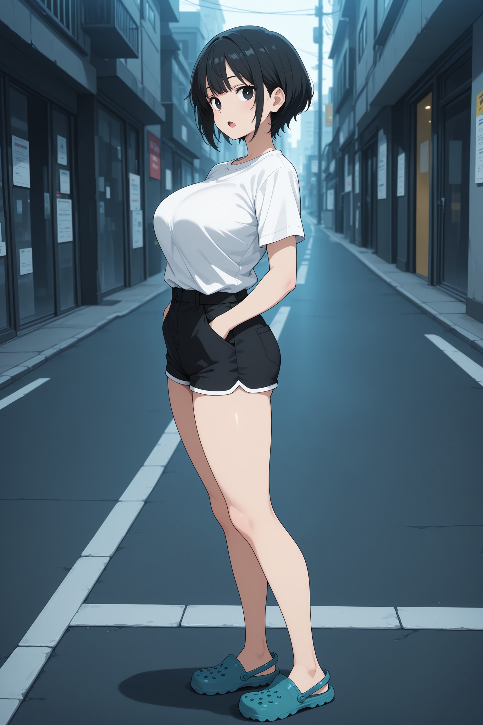 幽凪さんのホットパンツ