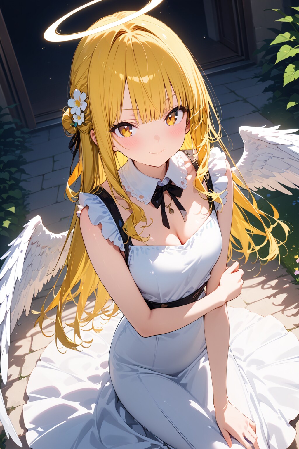 天使さん頑張ります（天使ちちぷいちゃんHALO） | の人気AIイラスト・グラビア