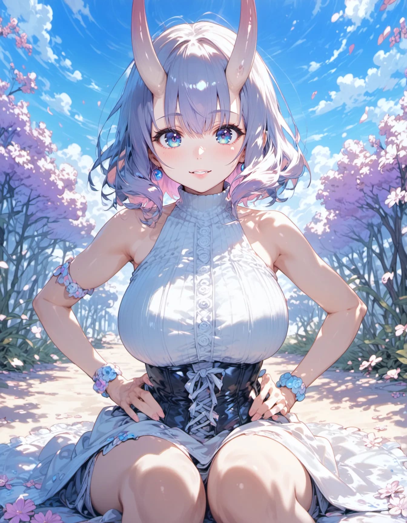 Guardian of the Cherry Grove | の人気AIイラスト・グラビア