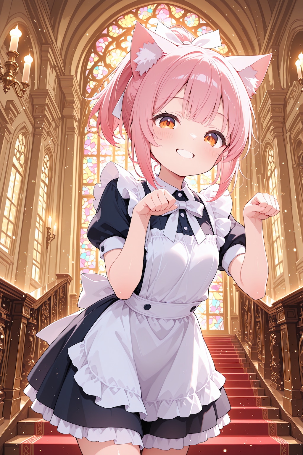 煌めきのネコ耳メイド様
