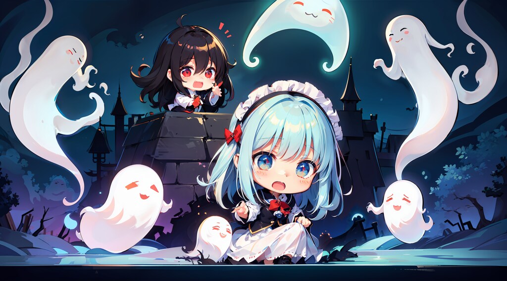 ゴーストはお友だちなのれす