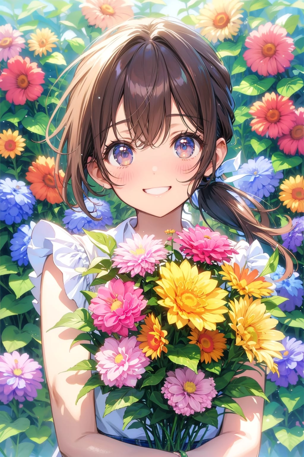 花束 | の人気AIイラスト・グラビア