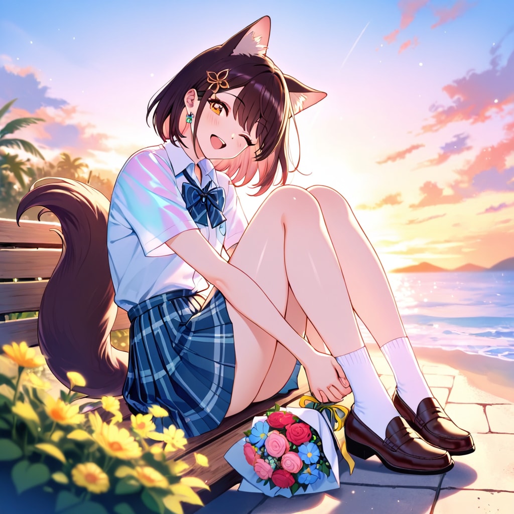 海風と感謝の旋律 | の人気AIイラスト・グラビア