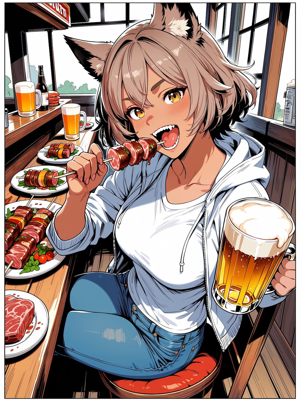 やっぱ、肉と酒だぜ！【Anima】
