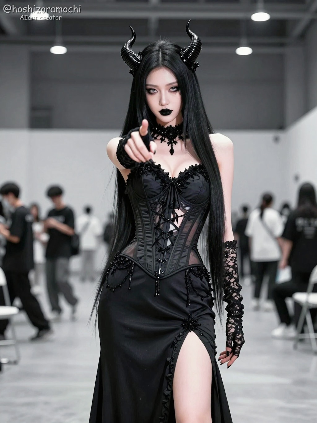 暗黒の女王、圧倒的な存在感