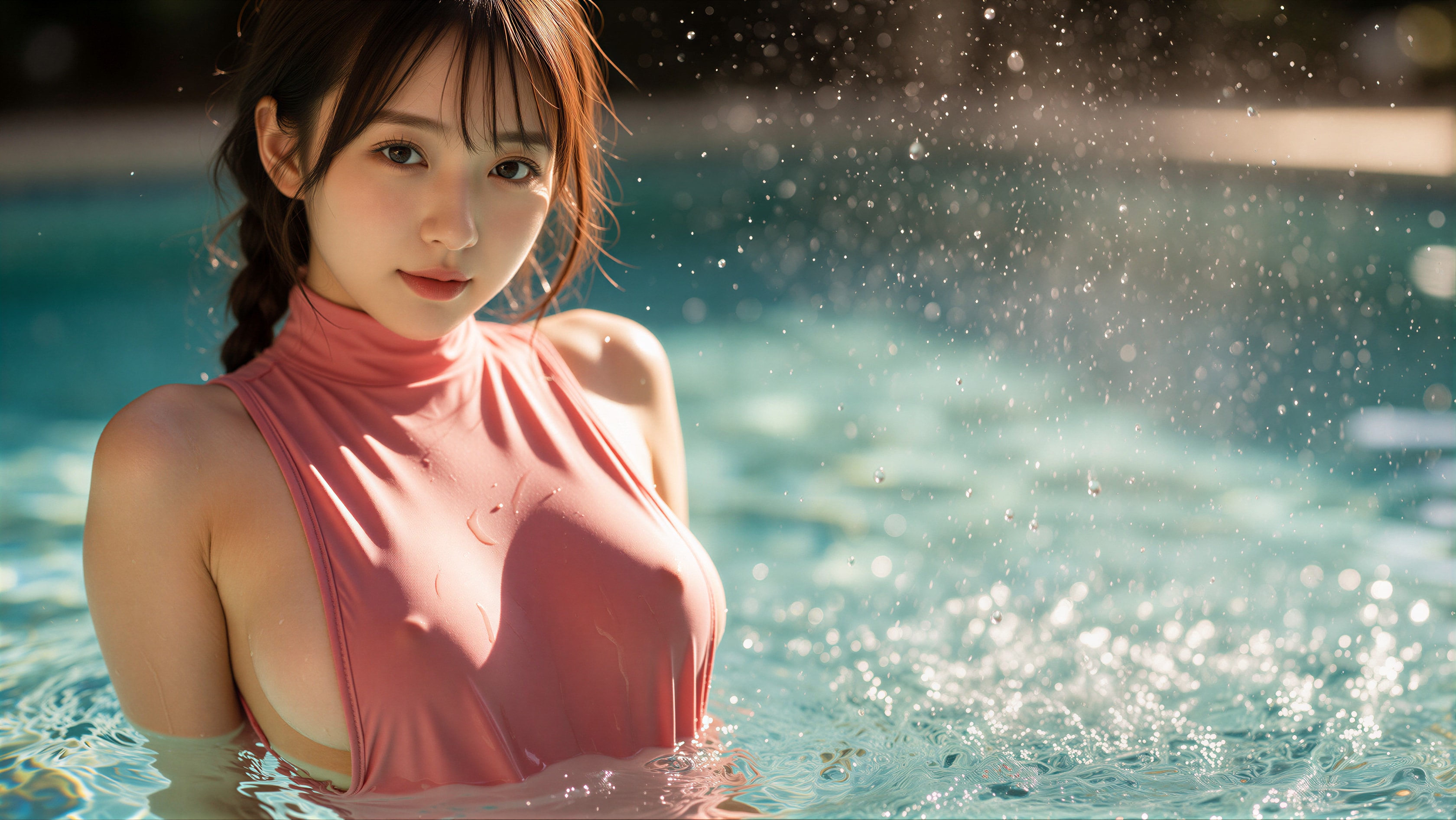タートルネック水着 5