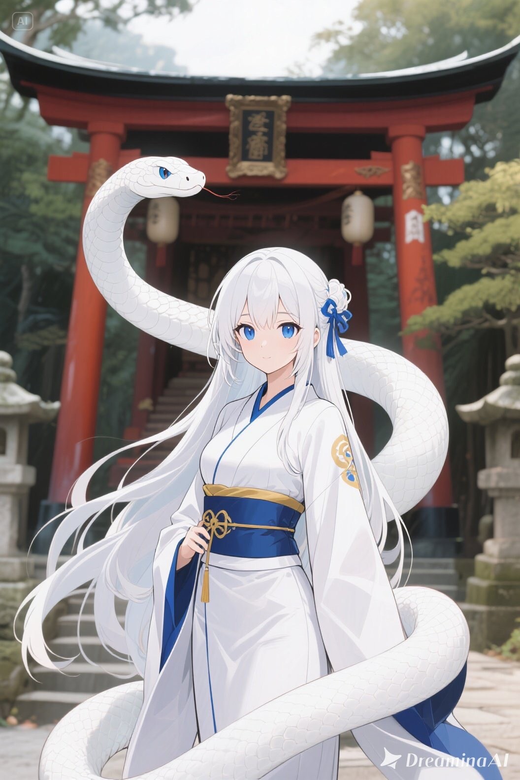 白蛇神社の御神体1 | の人気AIイラスト・グラビア