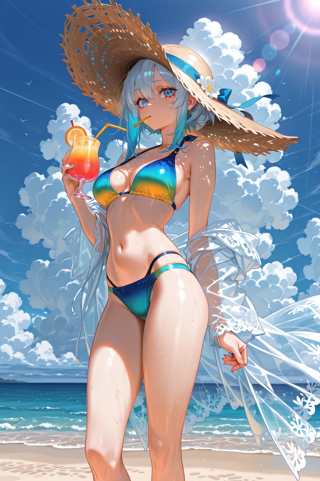 まずは水分補給