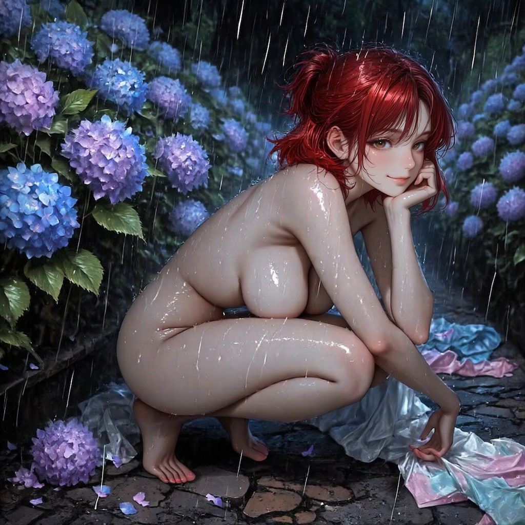 人妻五里雨中