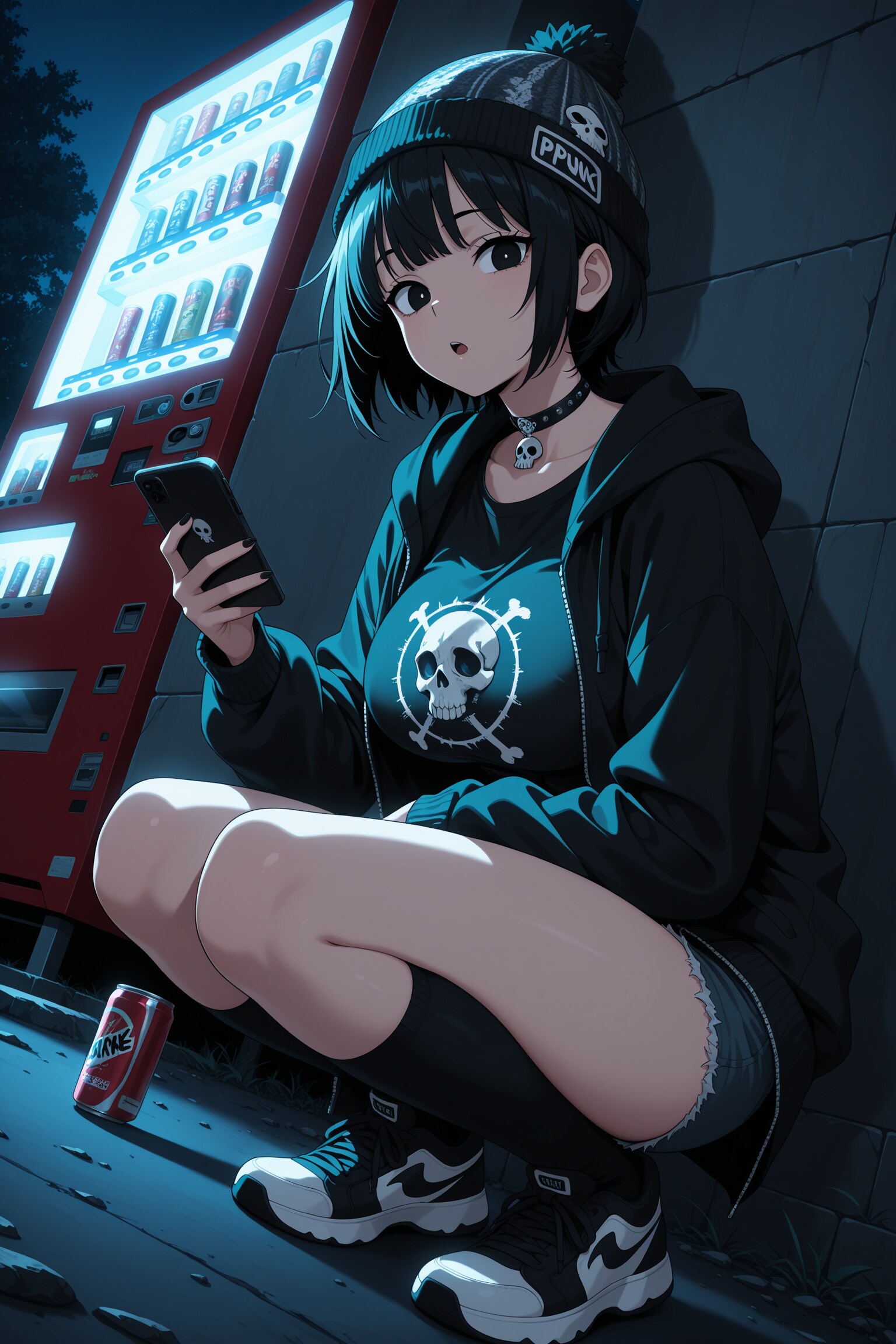 パンク姿の幽凪さん