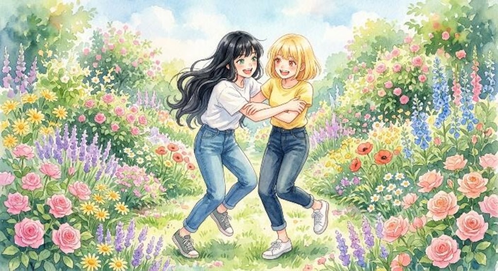 仲良し二人（リコリス）