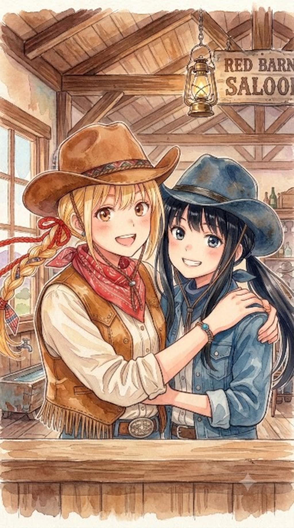 仲良し二人（リコリス）