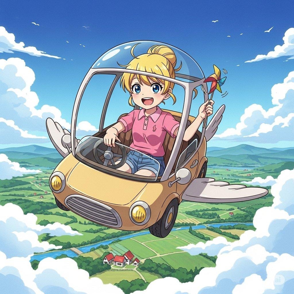 空飛ぶクルマでドライブ