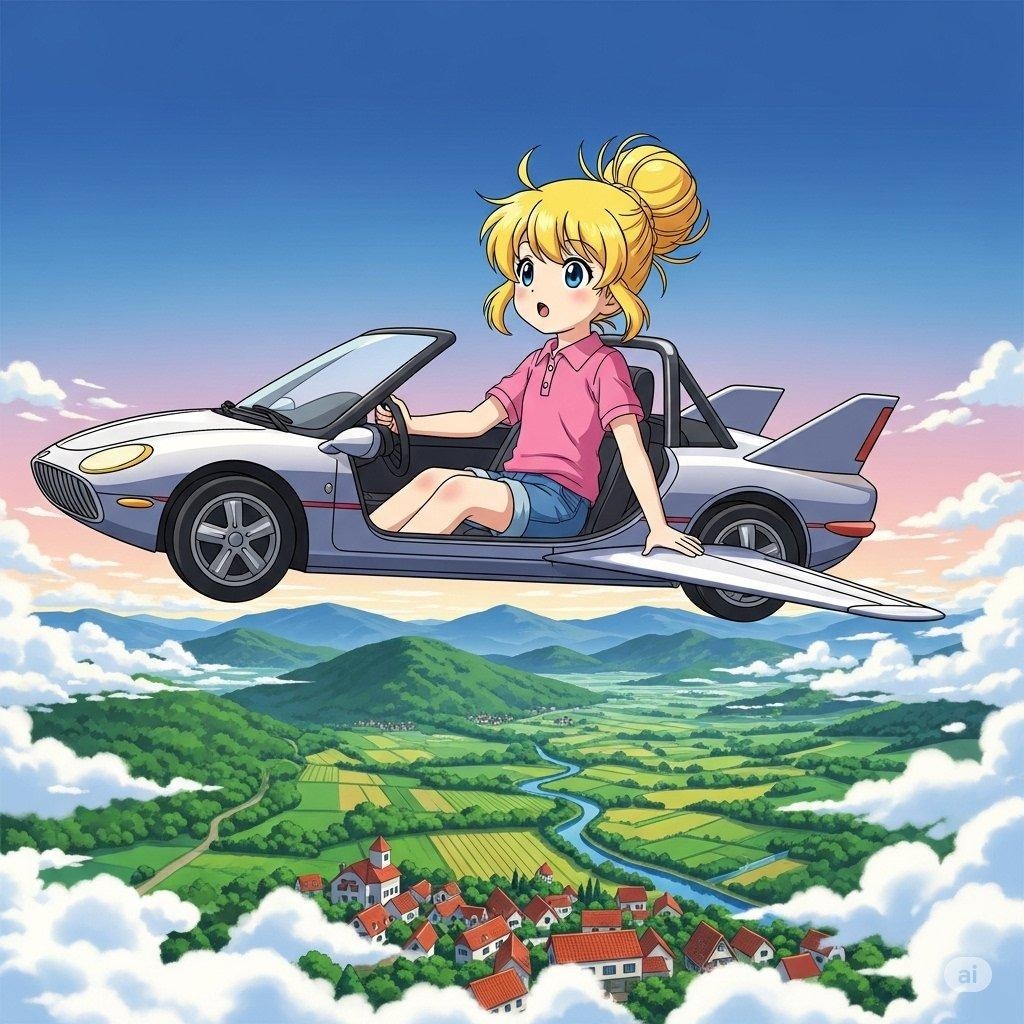 空飛ぶクルマでドライブ