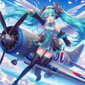 初音ミクと零戦 3枚目