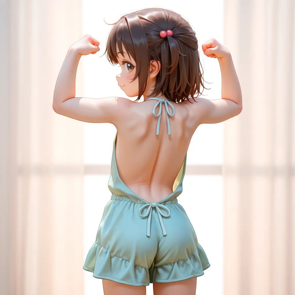 ぷにぷにバックダブルバイセップス