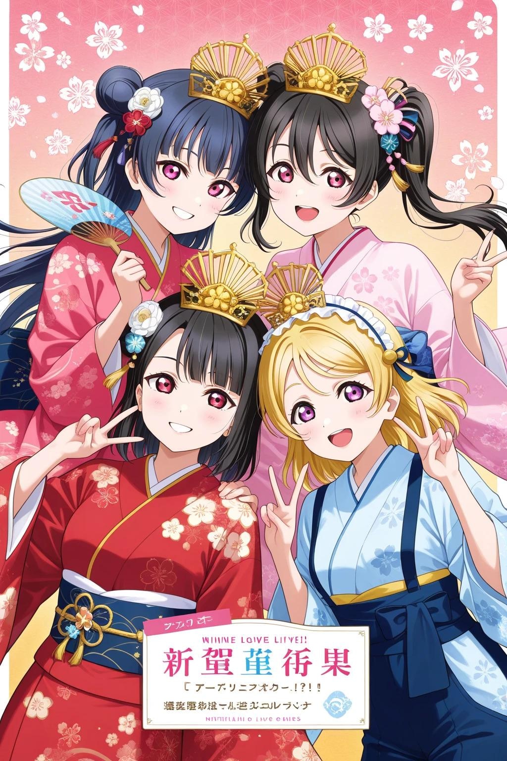 着物姿ラブライブキャラ