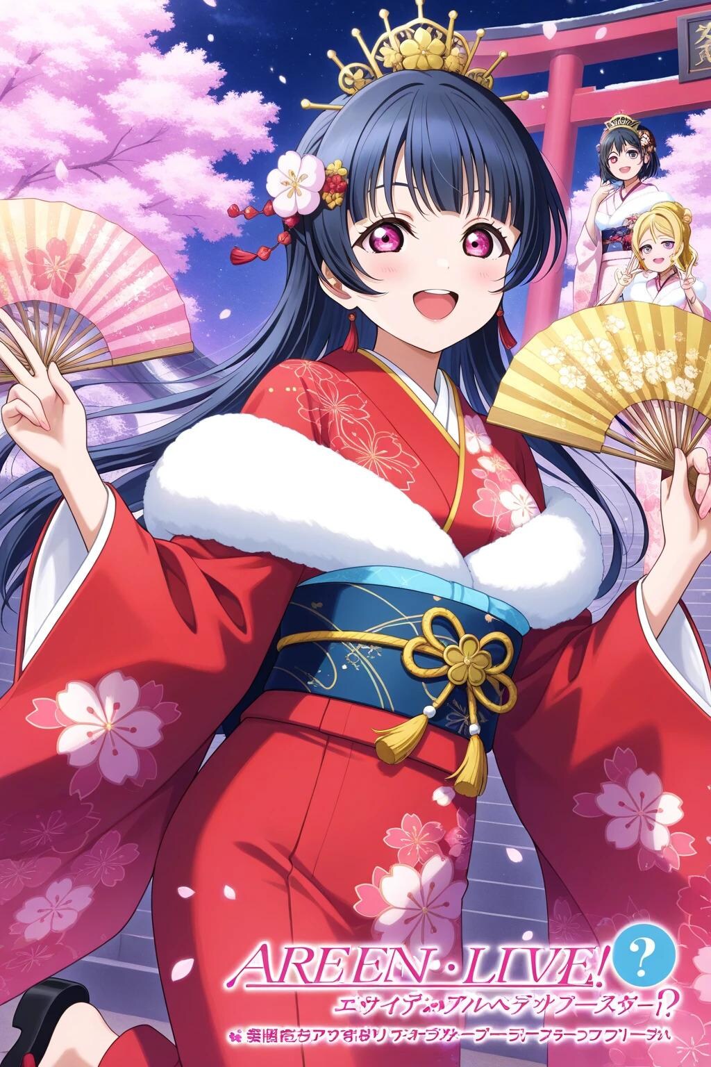 着物姿ラブライブキャラ