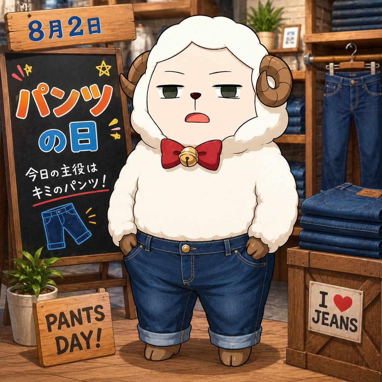 8/2 今日のヒツジ | の人気AIイラスト・グラビア