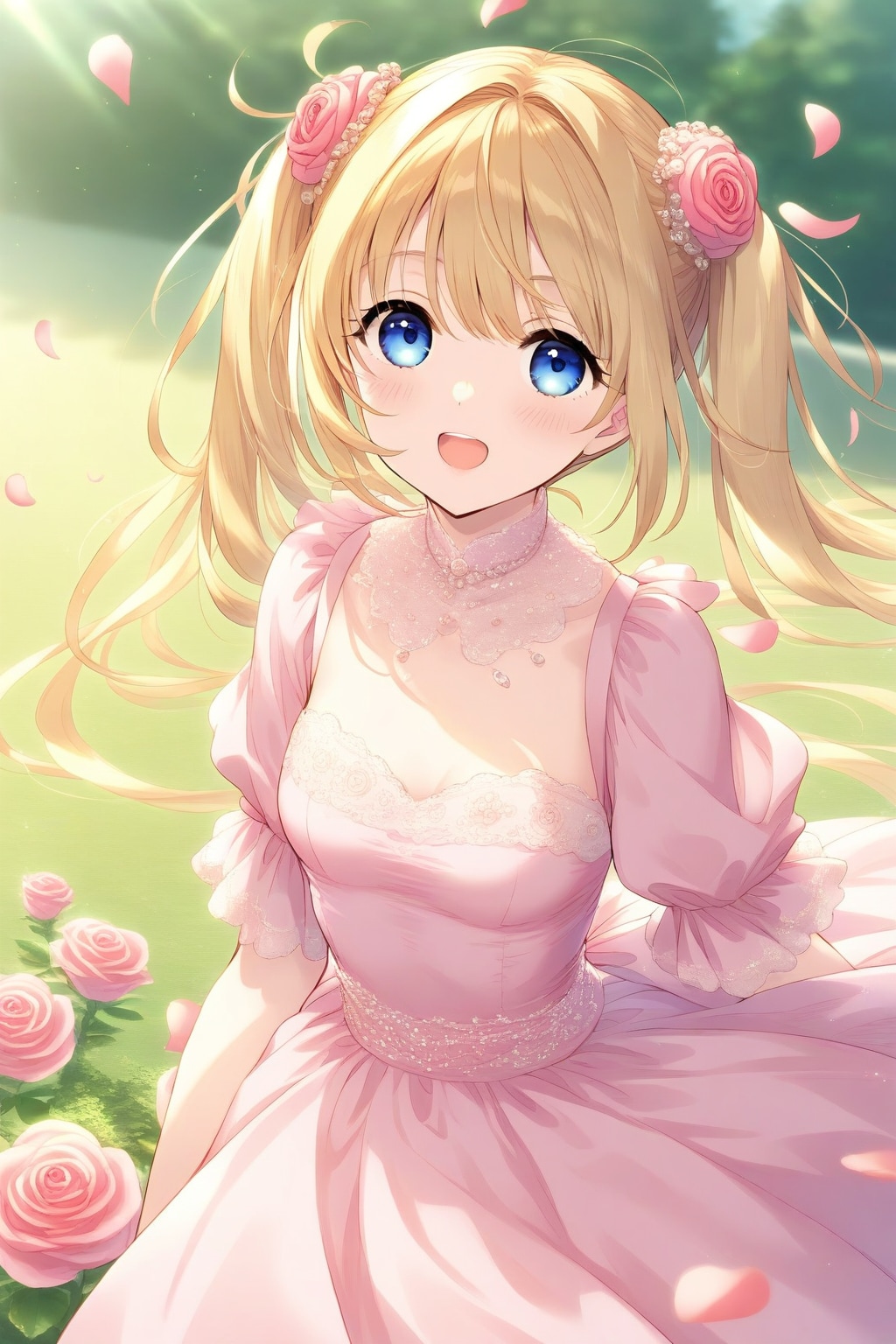 ピンク薔薇の少女🌹