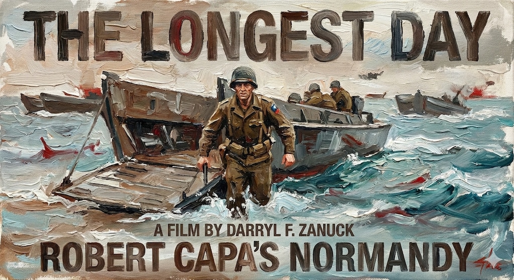 史上最大の作戦（ロバート・キャパ風）