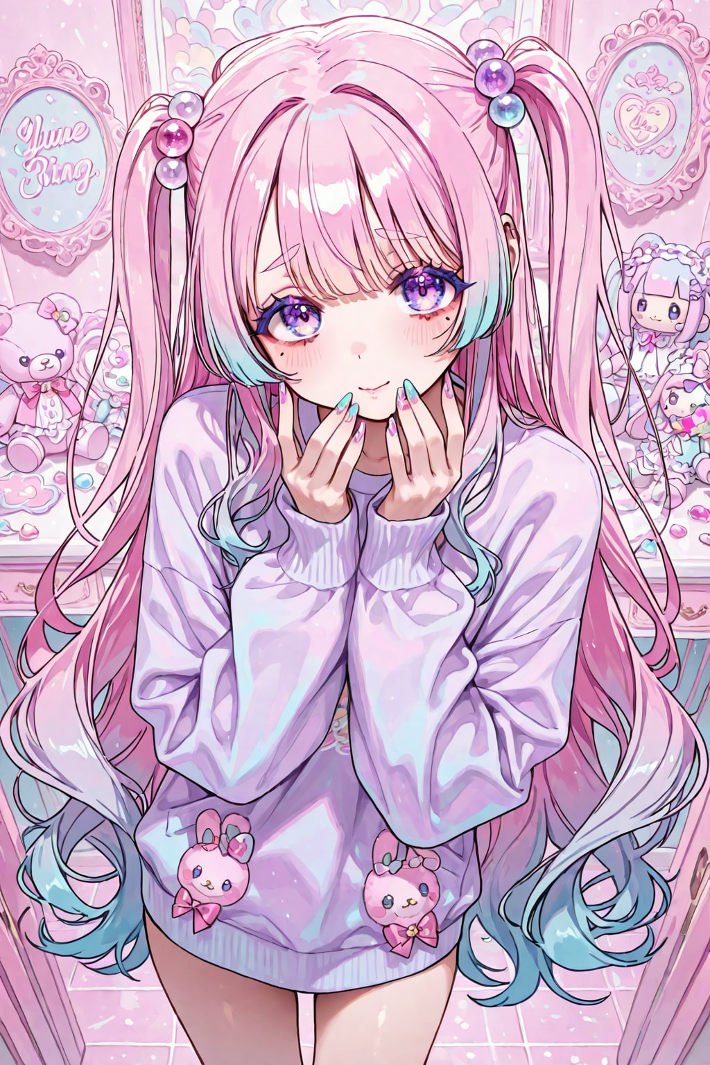 ゆめかわちゃん🍬 | の人気AIイラスト・グラビア