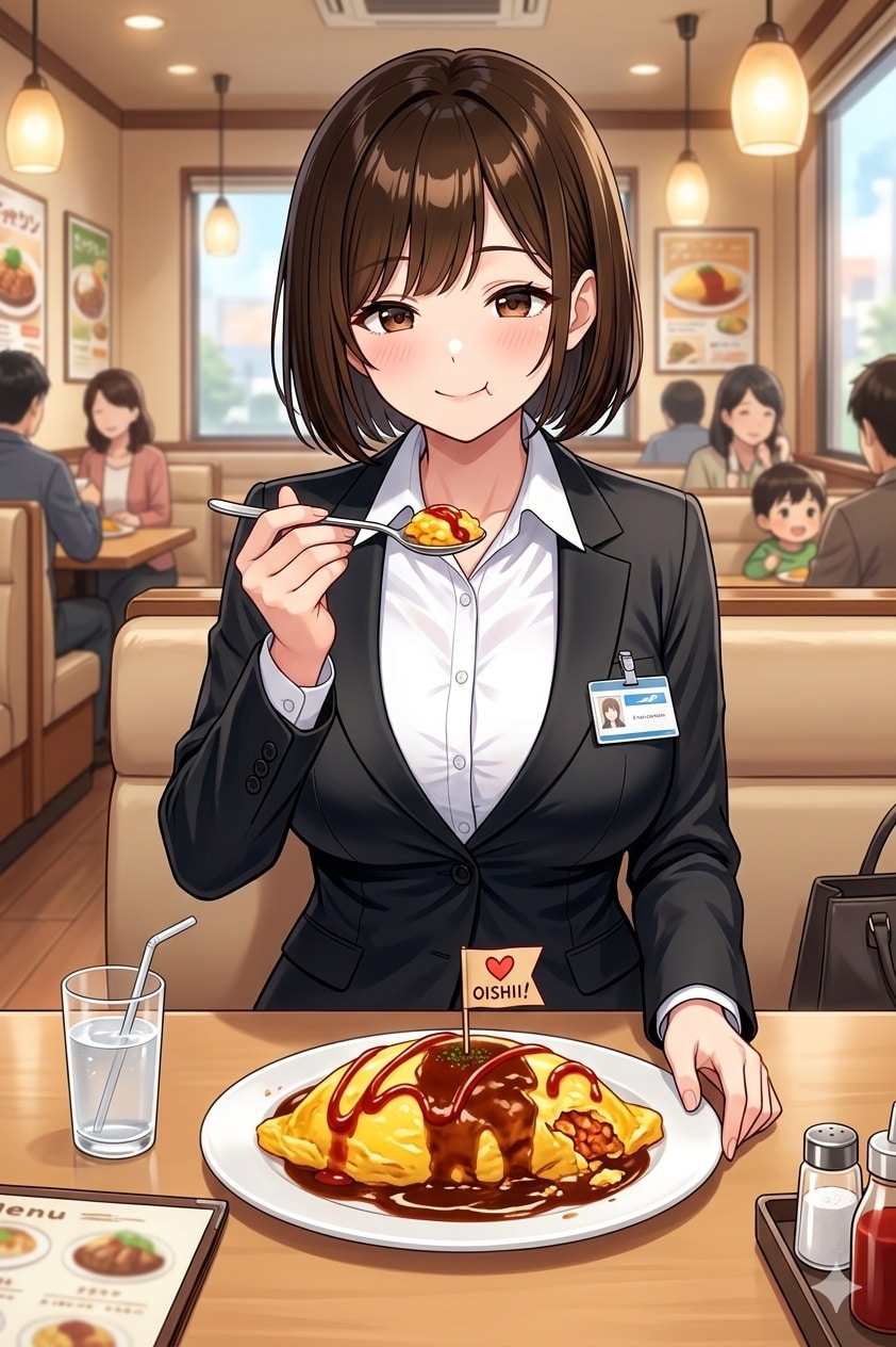 オムライスの旗