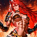 チャップスを装備した丙午のアマゾネス戦士 3枚目