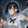 いつも抜いてる巨乳jkがこんな姿だったら 5枚目