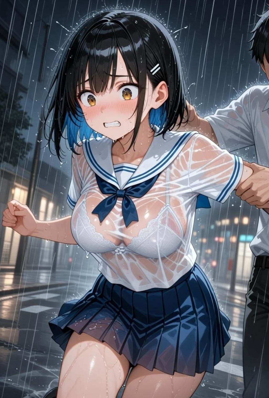 いつも抜いてる巨乳jkがこんな姿だったら