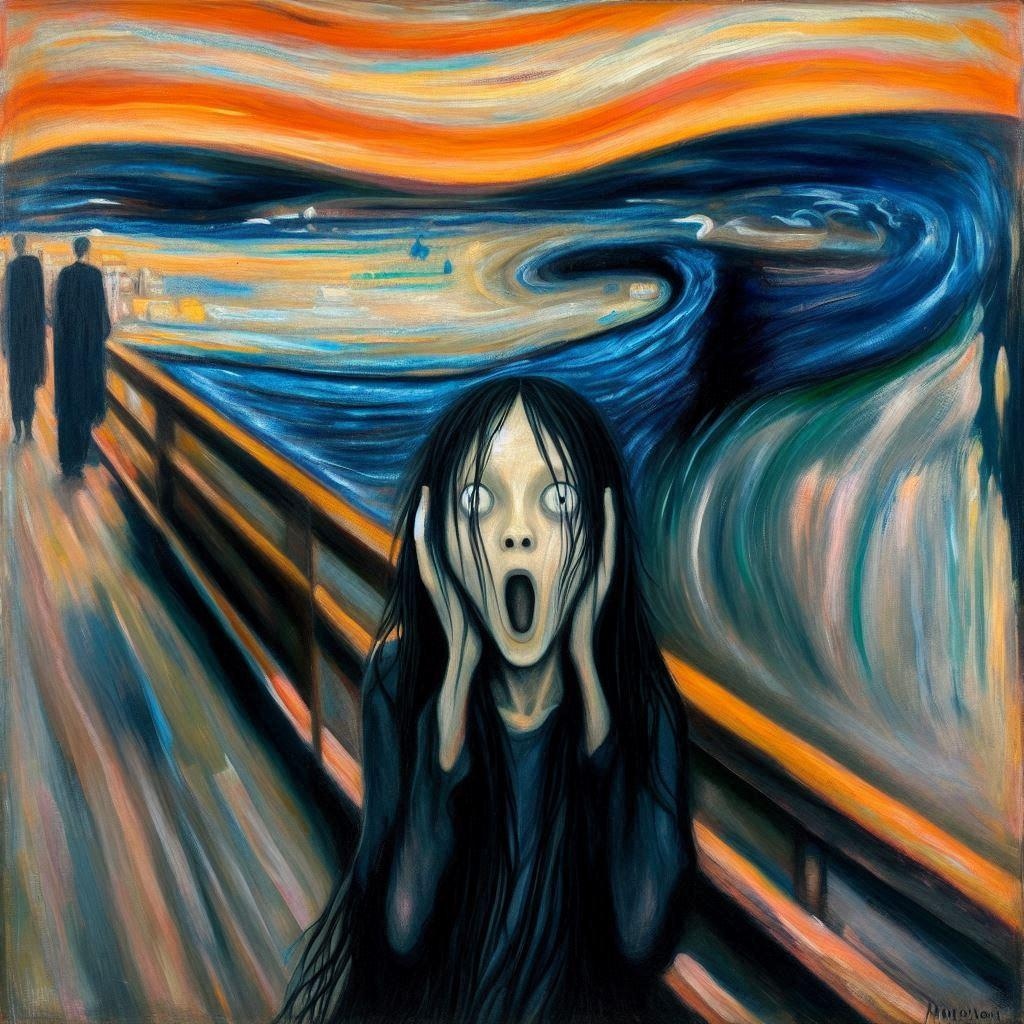 貞子の『叫び』