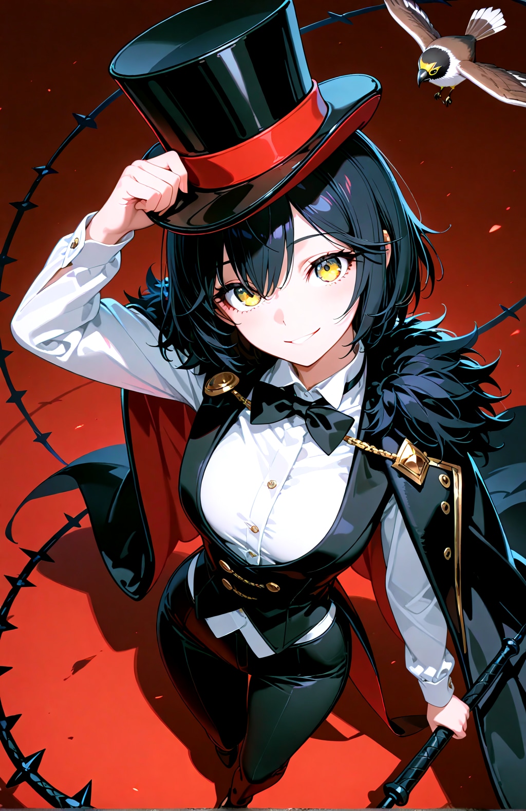 シルクハット女子さん～男爵ディーノ風～