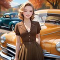 40'sクラシックカーと40'sファッション 6枚目