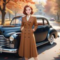 40'sクラシックカーと40'sファッション 12枚目