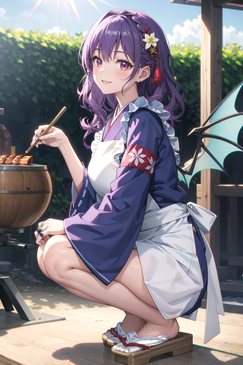 髪の色を変えてみました