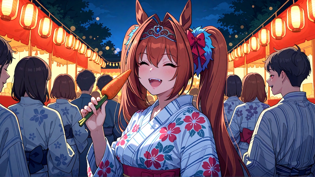 ニンジン釣り簡単すぎたわね！