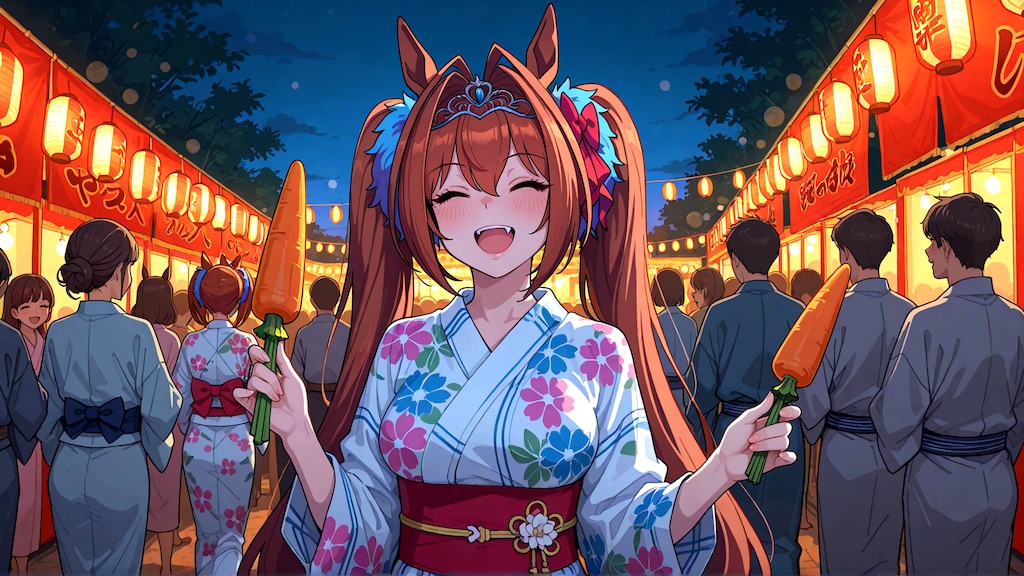 ニンジン釣り簡単すぎたわね！