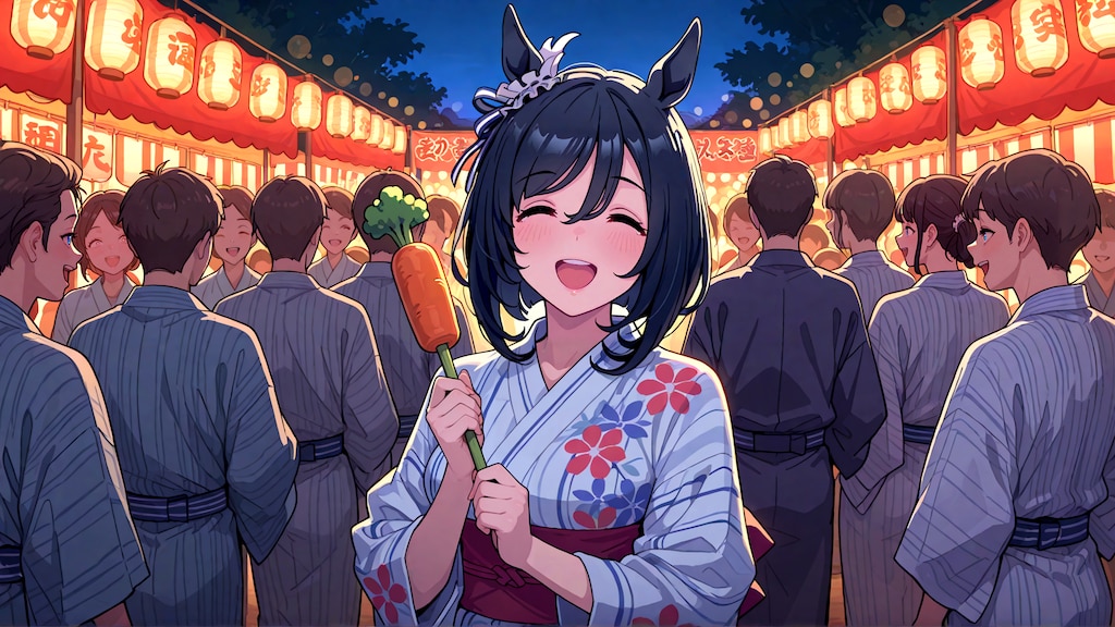 ニンジン釣り簡単すぎたわね！