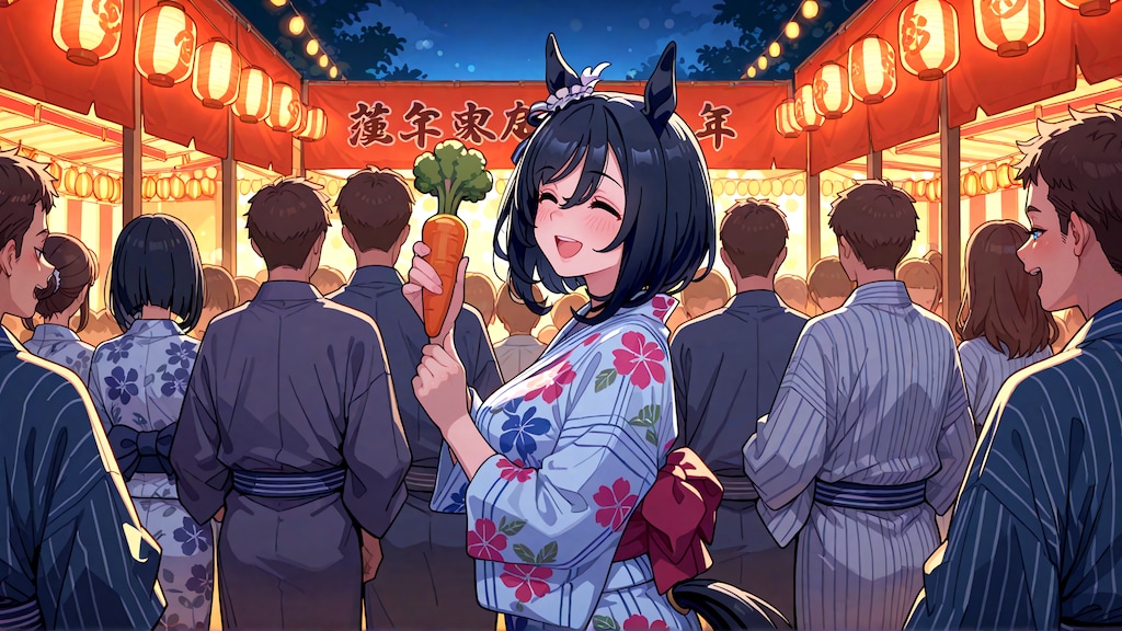 ニンジン釣り簡単すぎたわね！